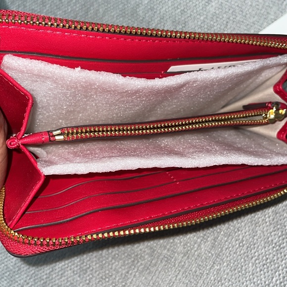 Ralph Lauren Paisley Leather Continental Wallet - Picture 4 of 5